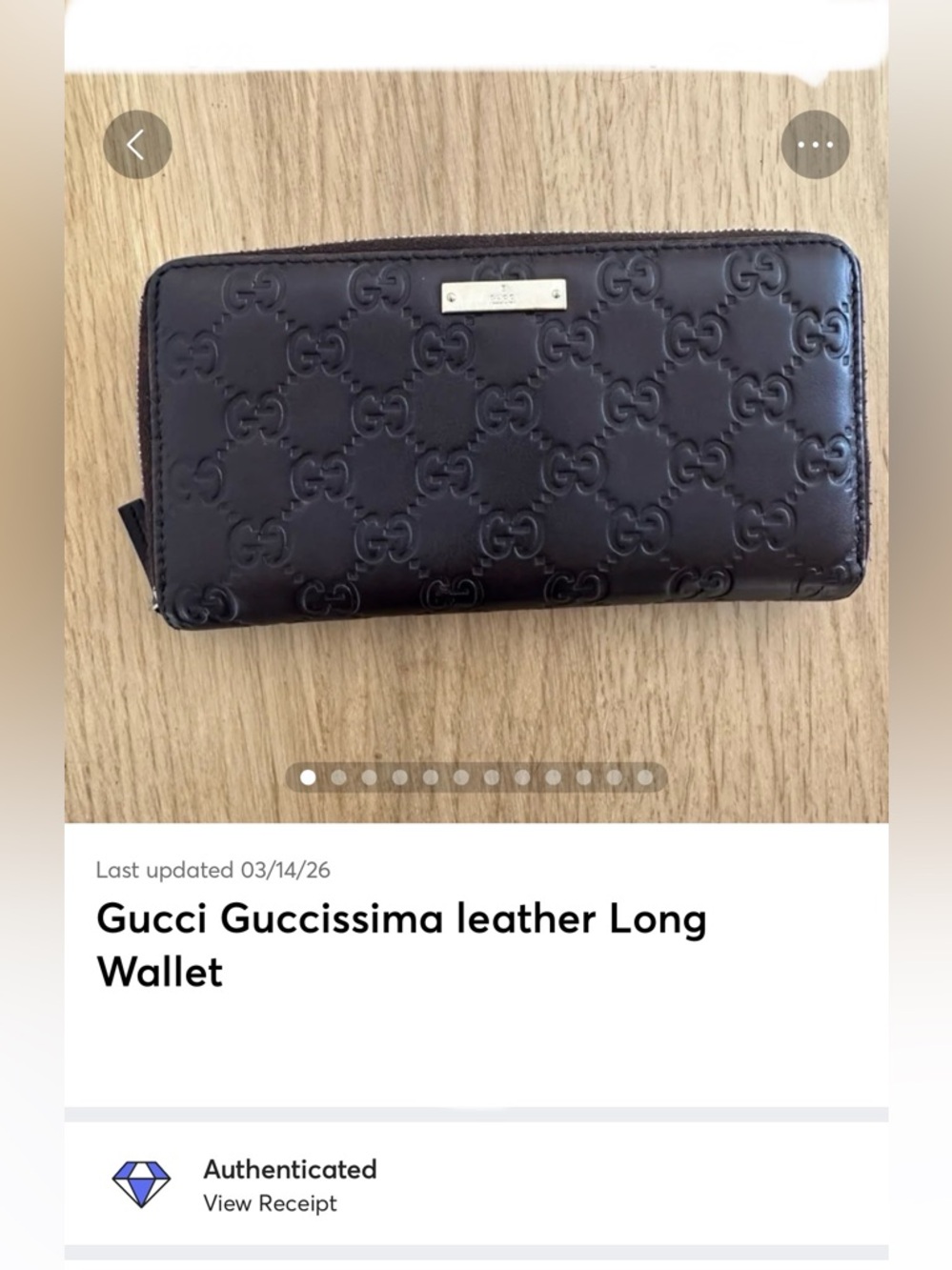 Gucci Guccissima Long wallet - Picture 13 of 13